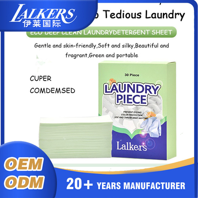 Customise Laundry Detergent Sheets Dissolve Easily Clothes Soap Sheets