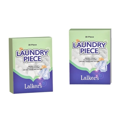 Customized Lalkers Laundry Sheet Soap Home And Travel Use Dissolving Laundry Sheets