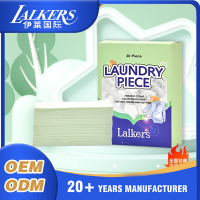ODM/OEM Quick Dissolve Detergent Laundry Sheets For Home And Travel Use