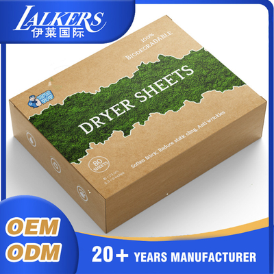 Environmental friendly Fabric Softener Dryer Sheets Easy Use Clothes Softener Sheets
