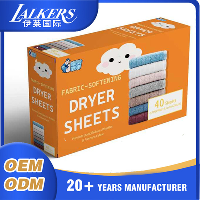 Customizable Safe Fabric Softener Sheets Convenient For Home And Travel Use