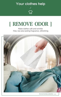 Customizable Safe Fabric Softener Sheets Convenient For Home And Travel Use
