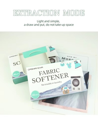 Customizable Safe Fabric Softener Sheets Convenient For Home And Travel Use