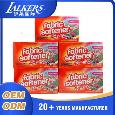 Plant Based Fabric Softener Dryer Sheets Fresh Linen Sheet Fabric Softener