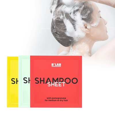 Custom Shampoo Sheets Eco Friendly Space Saving Concentrated Shampoo Tablets