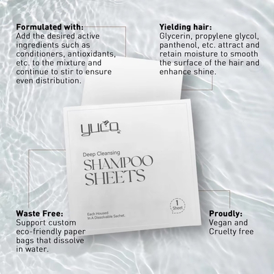 Customized Shampoo And Conditioner Tablets Portable And Lightweight For Travel