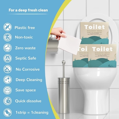 Lightweight Disposable Toilet Cleaner Sheets Multi Functional With Fresh Scent