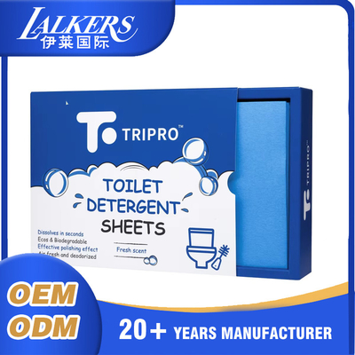 Quick Dissolve Toilet Cleaning Sheets Toilet Cleaning Strips Lightweight