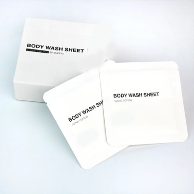 Easy Preparation Dry Soap Sheets Natural Fragrance Portable And Lightweight