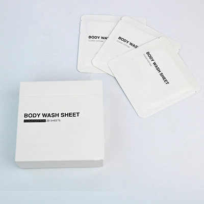 Easy Preparation Dry Soap Sheets Natural Fragrance Portable And Lightweight