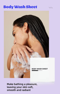 Easy Preparation Dry Soap Sheets Natural Fragrance Portable And Lightweight