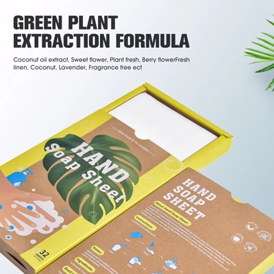 Eco Friendly Paper Soap Strips Plant Based Liquidless Formula Zero Waste