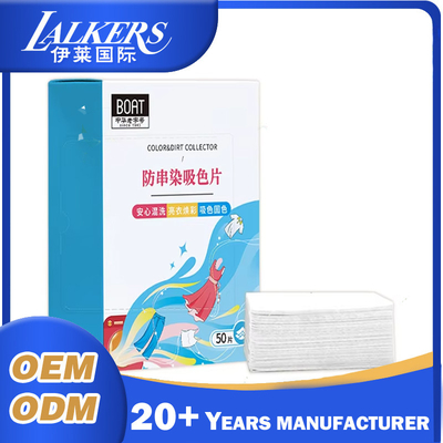 Clothes Color Grabber Laundry Sheets Customized With Long Lasting Scent