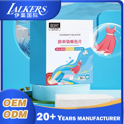 OEM ODM Color Grabber Laundry Sheets Lightweight Color Catcher Sheet