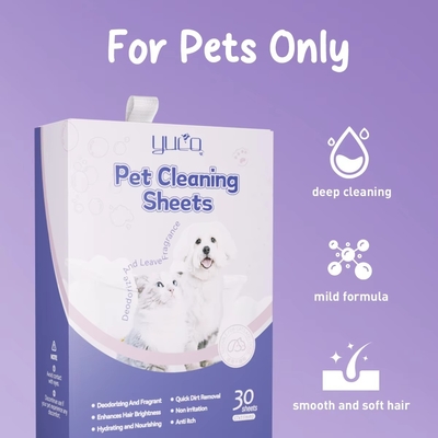 Eco Friendly Pet Clean Sheet Harmless Gentle Biodegradable Customizable