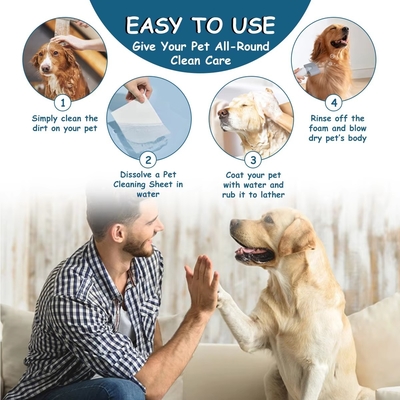 Softener Pet Dryer Sheets Lavender Scent Antistatic Pet Laundry Sheets