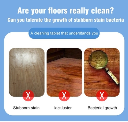 Easy Preparation Floor Cleaner Tablets Stable Formulation Home Use