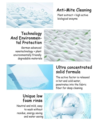 High Foam Laundry Detergent Sheets Eco Laundry Soap Sheets Customizable