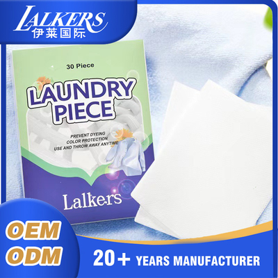 Home Use 11*14cm Fabric Softener Dryer Sheets Laundry Customized 40 Sheets Per Box