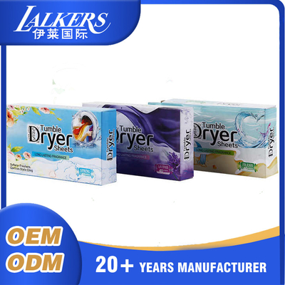 Odor Remove Laundry Softener Sheets Customized Nature Fragrance Plant Based