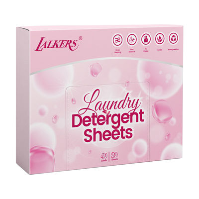 Laundry Detergent Sheets Laundry Strips Gentle on Hand and Clothes