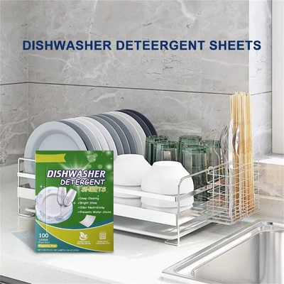 Customizable Dishwashing Detergent Sheets Lightweight And Compact